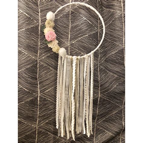 Beigepink Weave Less Dream Catcher By Magical Dreams Radiate On Etsy
