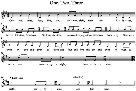 One Two Three Música