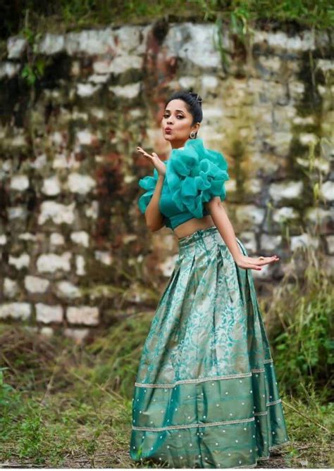 Beautiful Pics Of Anasuya Bharadwaj In Lehenga Actress Album
