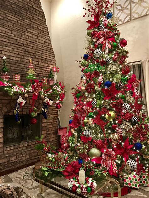 20 Red And Green Christmas Tree Decoomo