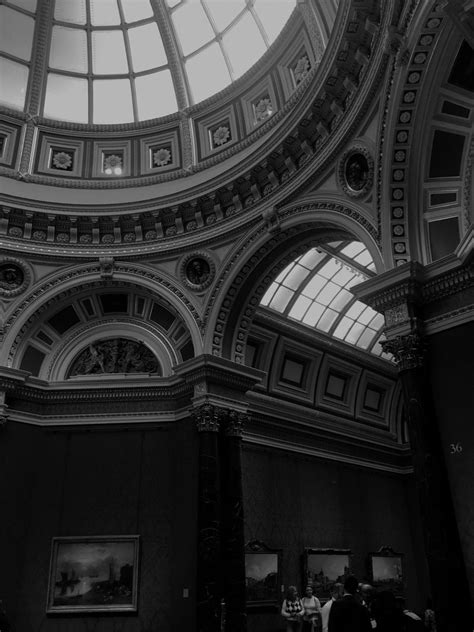 Black And White Aesthetic Building National Gallery Paintings Black And