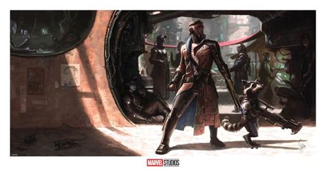 Guardians Of The Galaxy Concept Art 02 By Charlie Wen In 2022 Grey