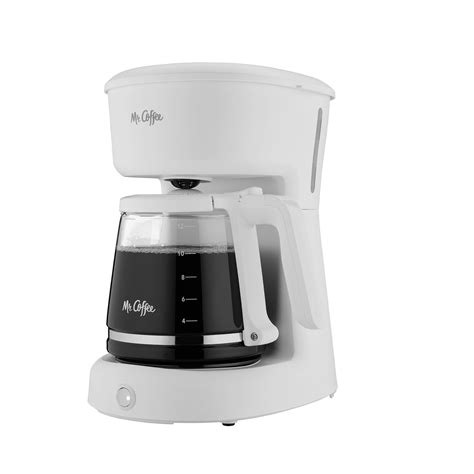 Mr Coffee 12 Cup Coffeemaker With Easy Onoff Led Switch White