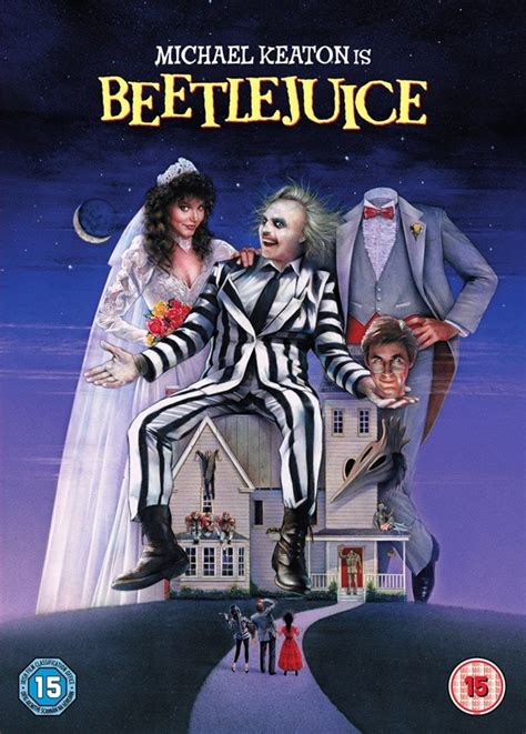 Beetlejuice Dvd Horror Film 1988 Michael Keaton Movie Hmv Store