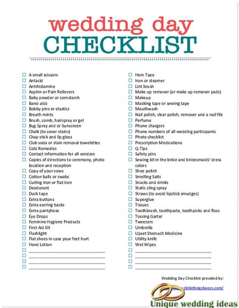 Printable Wedding To Do List So We Created The Ultimate Digital Wedding Checklist Printable