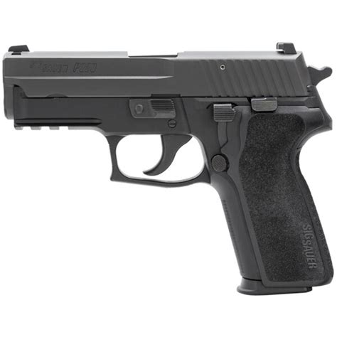 Sig Sauer P Mm Luger In Black Nitron Pistol Rounds In Stock Firearms