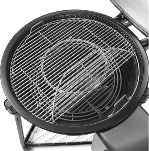Weber charcoal grills have nylon handles that are reinforced with glass so that they are easy to use and are resistant to all weather conditions. 18501001 | Weber Summit Charcoal Grill, 24" Smoker, Kamado ...