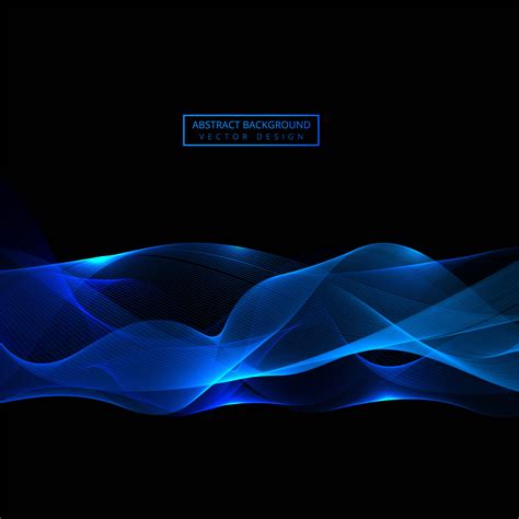 Elegant Blue Shiny Wave Background 382332 Vector Art At Vecteezy