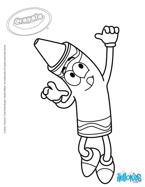Crayon Coloring Pages at GetDrawings | Free download