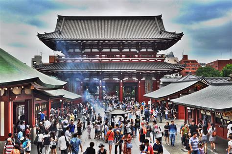 Looking Back Toward The Gate Of Sensoji Temple In Asakusa Photo By