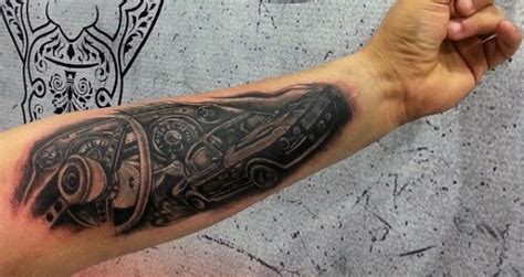 70 Car Tattoos For Men Cool Automotive Design Ideas