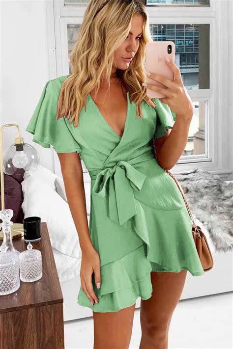 Save It If You Like This One Green Dress Casual Spring Dresses