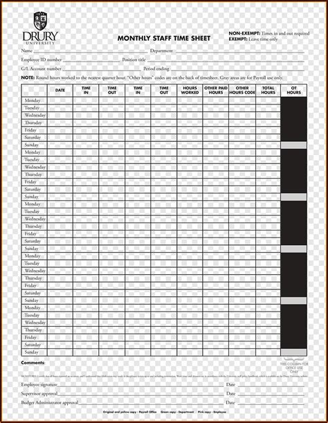 Yearly Timesheet Template Excel Download Templates Resume Template