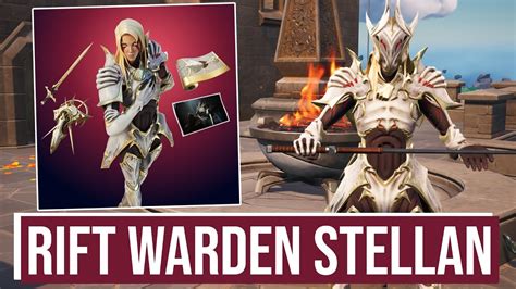 New Rift Warden Stellan Bundle In Fortnite Gameplay And Review Youtube