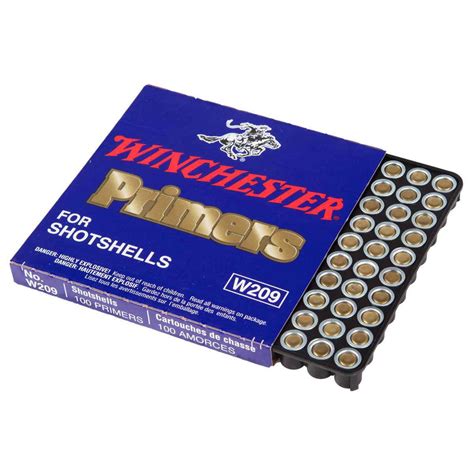 Winchester Boxer W209 Shotshell Primers 100 Count Southern Munitions