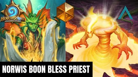 Norwis Rank Boon Bless Priest Let It Pop Hearthstone Youtube