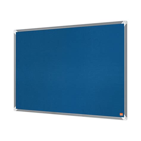 Nobo Premium Plus Felt Notice Board 1200 X 900mm Blue 1915189