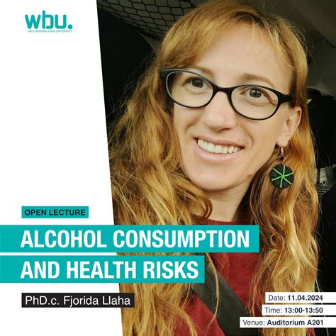 "Alcohol consumption and health risks", by Fjorida Llaha - WBU Blog