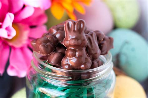 Homemade Mini Chocolate Caramel Bunnies Big Bears Wife