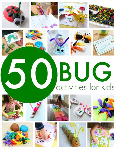 50 Bug Activities For Kids No Time For Flash Cards Bug Activities