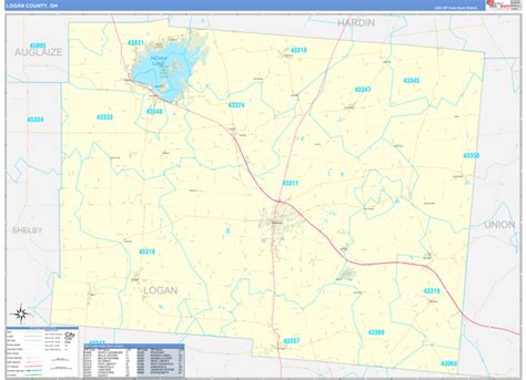 Digital Maps Of Logan County Ohio