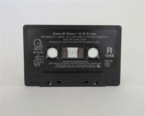 Guns N Roses Cassette Tape G N R Lies 1988 Etsy