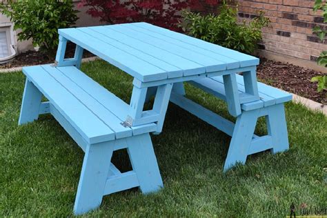 40 Free Diy Picnic Table Plans With Pdf And Blueprints