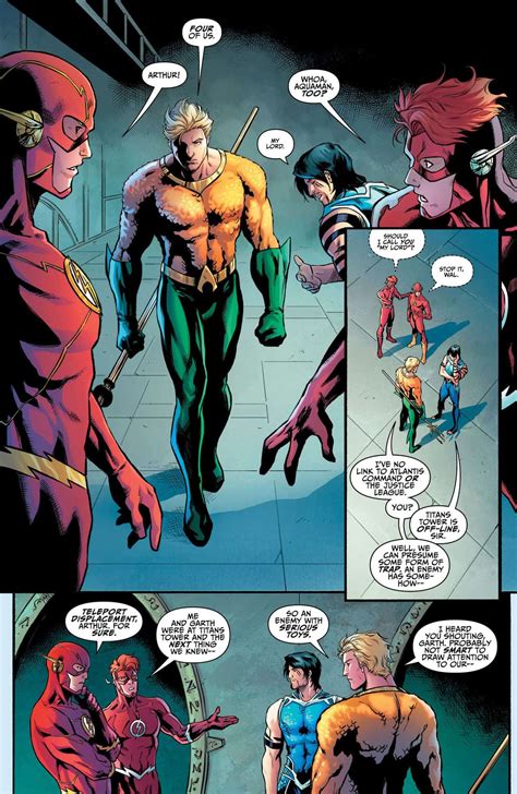 Dc Comics Rebirth Spoilers Teen Titans Annual 1 Has Justice League Vs