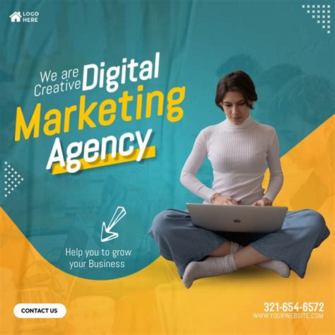 Creative Digital Marketing Agency Template Postermywall