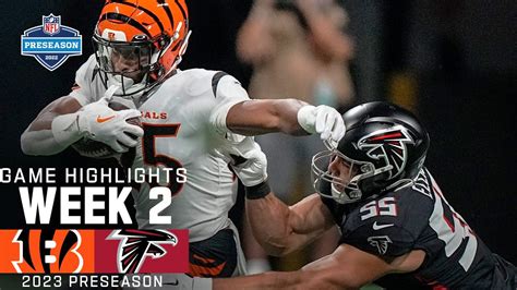 Cincinnati Bengals Vs Atlanta Falcons 2023 Preseason Week 2 Game