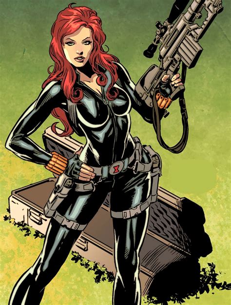 The Comic Ninja Black Widow Marvel Black Widow Avengers Black Widow