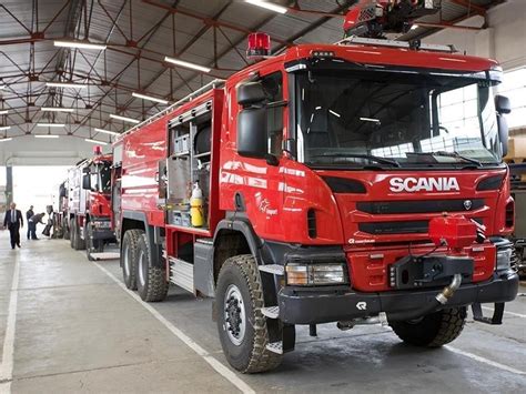 Fraport Greece Order Scania Fire Trucks To Improve Airport Fire Safety