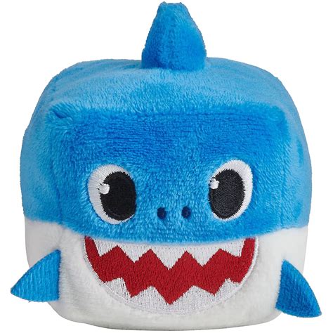 Singing Baby Shark Cube Plush 3in X 3 12in Party City