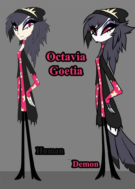 Helluva Boss Human Octavia Goetia By Moheart7 On Deviantart