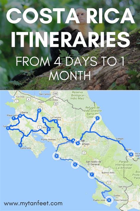 Costa Rica Itinerary Ideas Our Favorite Trips For 4 Days To 1 Month
