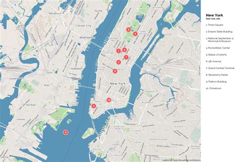 Mapa Turistico De New York