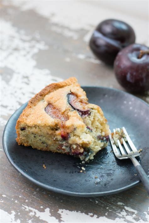 Fresh Plum Cake Gluten Free Paleo A Healthy Life For Me