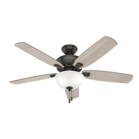 Hunter Creekside Led 52 In Noble Bronze Led Indoor Ceiling Fan With