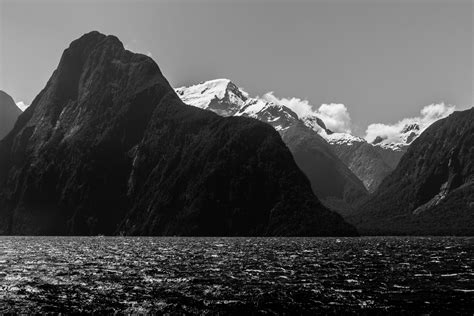 Coast Milford Sound Mountains New Zealand 4k Wallpaper