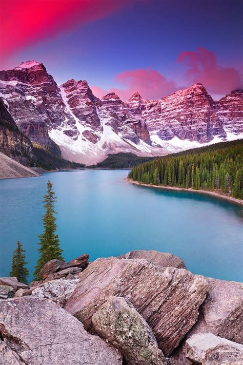 Moraine Lake At Sunrise Photorator