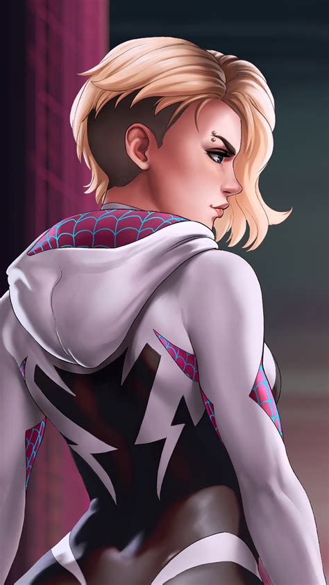Spiderman Gwen Stacy Hd 4k Superheroes Artwork Artist Digital