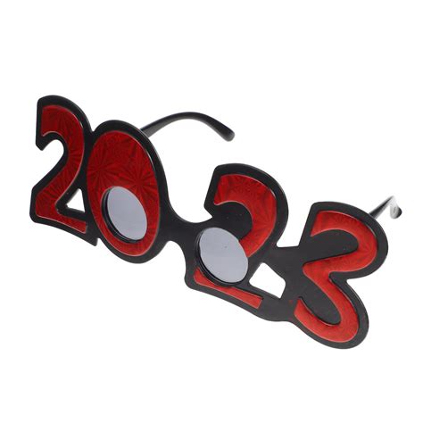 buy glitter 2023 eyeglasses golden 2023 eyeglasses 2023 number glasses eye frames new year party