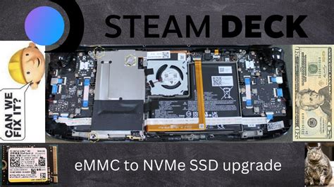 Steam Deck Emmc To Nvme Ssd Upgrade Youtube