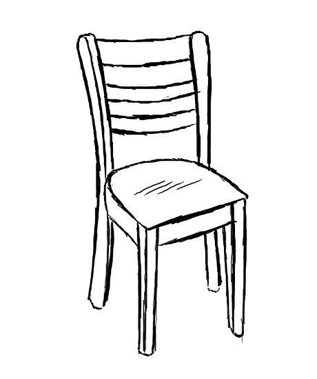How To Draw A Chair 15 Steps With Pictures Wikihow Chair Drawing