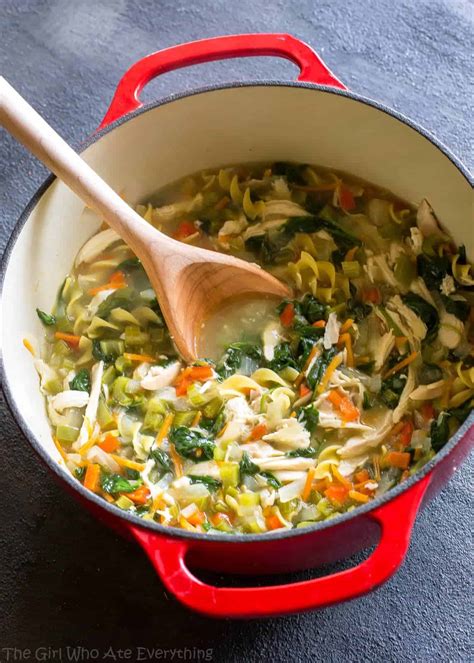 Detox foods,detox recipes,easy vegan dinner,healthy soup recipes,low fat soup recipes the secret to detox soup is loads of vegetables. Healthy Vegetable Chicken Soup - The Girl Who Ate Everything