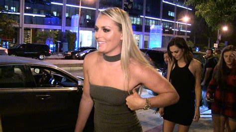 Lindsey Vonn Parties In Hollywood In Skin Tight Dress