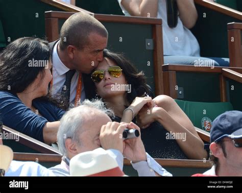 Arnaud Lagardere And Girlfriend Jade Foret Attend The Roland Garros French Open Tennis