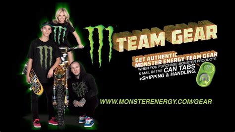Enter for a chance to win monster energy exclusive gear. 2013 Monster Energy Gear Tab Promo - YouTube