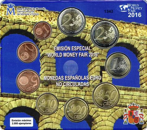 Espagne Série Euro 2016 Salon Numismatique De Berlin Pieces Eurotv