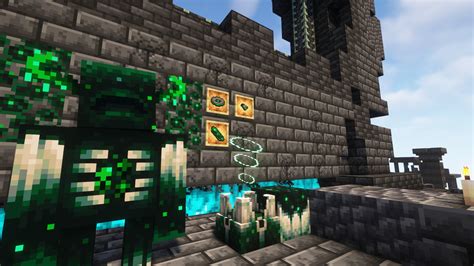 Colored Sculk Green Minecraft Texture Pack